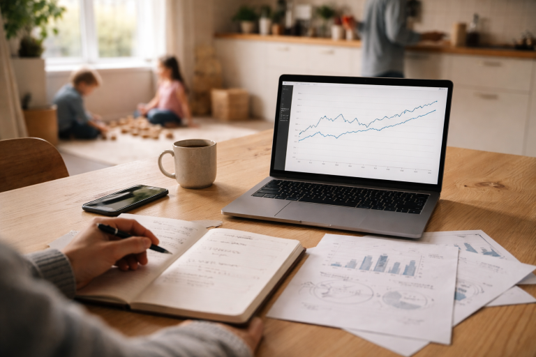 Aktiv vs. passiv investering: Hvad betaler sig for en travl familie?